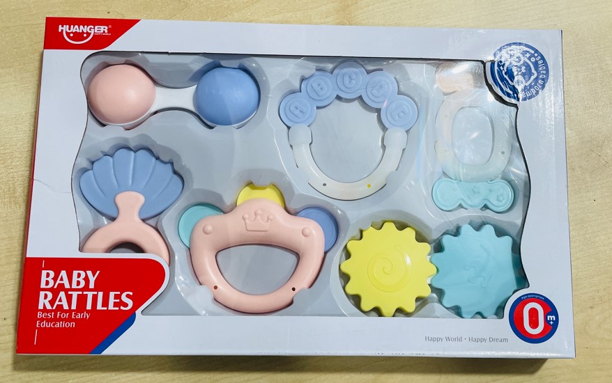 Hunger 6pc Baby Rattle Set