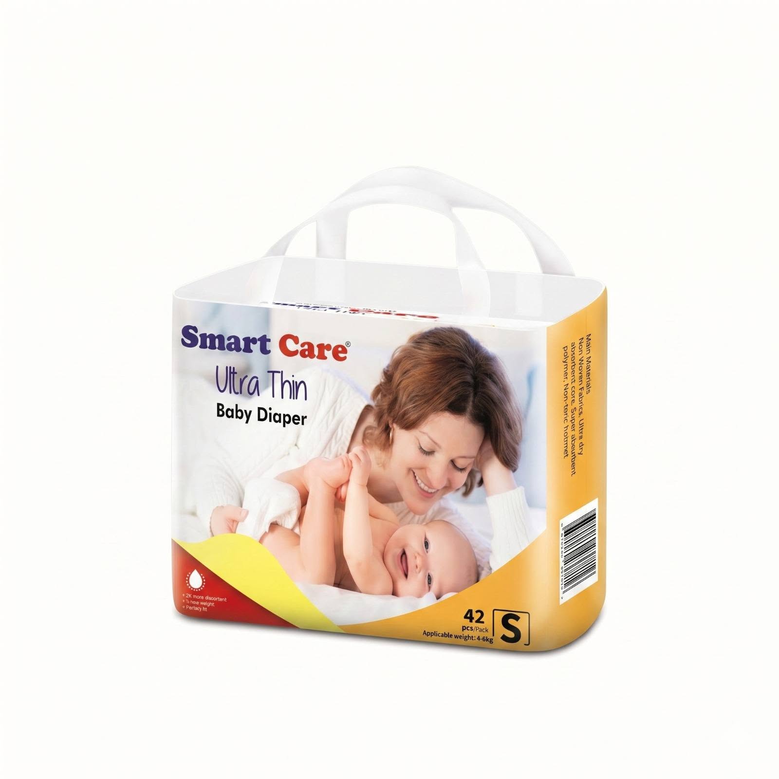 Smart Care Baby Diaper, Small Size- Ultra Thin